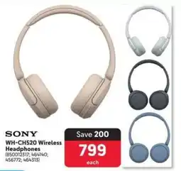 Makro SONY WH-CH520 Wireless Headphones offer