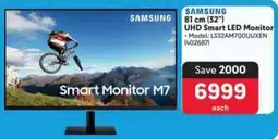 Makro SAMSUNG 81 cm (32") UHD Smart LED Monitor offer