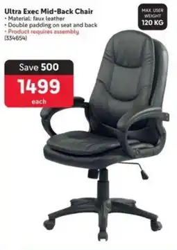 Makro Ultra Exec Mid-Back Chair offer