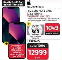 Makro 128 GB iPhone 13 offer