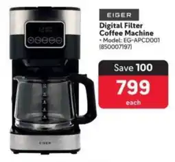 Makro EIGER Digital Filter Coffee Machine offer