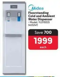 Makro Midea Floorstanding Cold and Ambient Water Dispenser offer