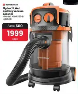 Makro Bennett Read Hydro 15 Wet and Dry Vacuum Cleaner offer