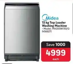 Makro Midea Top Loader Washing Machine offer