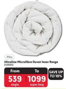 Makro Ultrafine Microfibre Duvet Inner Range offer