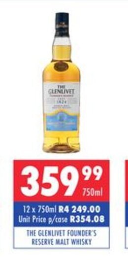 The Glenlivet Founder's Reserve Malt Whisky 750ml