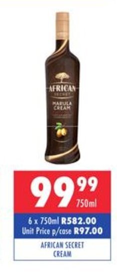 African Secret Cream 750ml