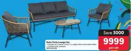 Makro Boho Patio Lounge Set offer