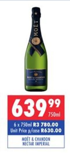 Ultra Liquors Moet & Chandon Nectar Imperial 750ml offer