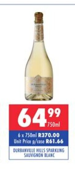 Durbanville Hills Sparkling Sauvignon Blanc 750ml