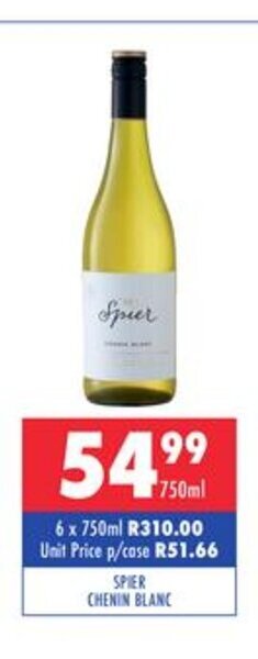 Spier Chenin Blanc 750ml