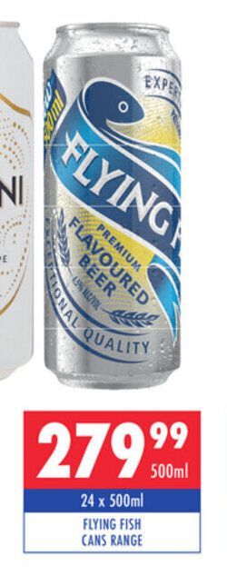 Ultra Liquors Flying Fish Cans Range 24 x 500ml offer