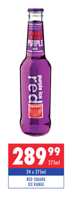 Ultra Liquors Red Square Ice Range 24 x 275ml offer