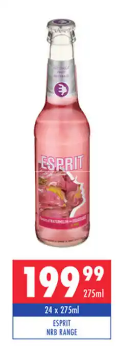 Ultra Liquors Esprit NRB Range 275ml offer