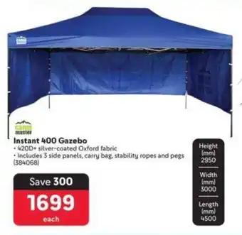 Makro Instant 400 Gazebo offer