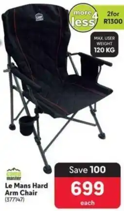 Makro Le Mans Hard Arm Chair offer