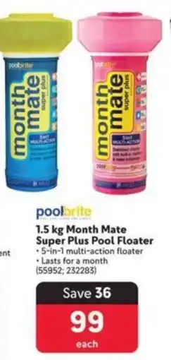 Makro Month Mate Super Plus Pool Floater offer