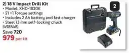 Makro RYOBI 18 V Impact Drill Kit offer