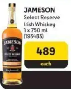 Makro JAMESON Select Reserve Irish Whiskey offer
