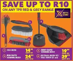 Shoprite Iron-shaped scrubbing brush offer