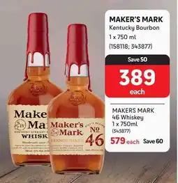 Makro MAKER'S MARK Kentucky Bourbon offer