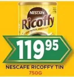 Goal Supermarket Nescafe ricoffy tin offer