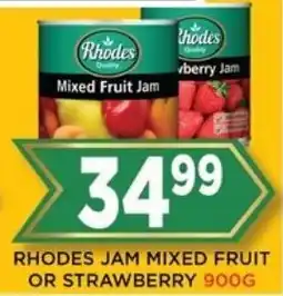 Goal Supermarket Rhodes jam mixed fruit or strawberry offer