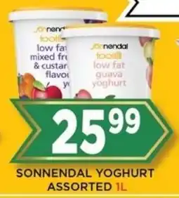 Goal Supermarket Sonnendal yoghurt assorted offer