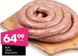 Save Hyper Bulk Inkosi Braai Wors offer