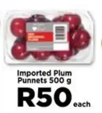 Food Lover's Market Imported Plum Punnets offer