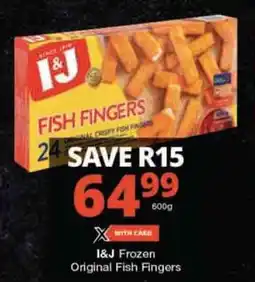 Checkers I&J Frozen Original Fish Fingers offer