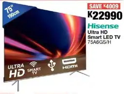OK Furniture Hisense Ultra HD Smart LED TV 75A6GS/H offer