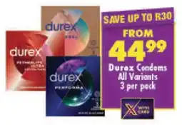 Shoprite Durex Condoms All Variants offer