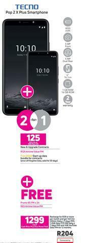 Game Tecno Pop 2 X Plus Smartphone-Each offer