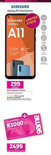 Game Samsung Galaxy A11 Smartphone-Each offer