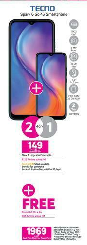 Game Tecno Spark 6 Go 4G Smartphone-Each offer