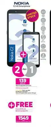 Nokia C2 4G Smartphone-Each