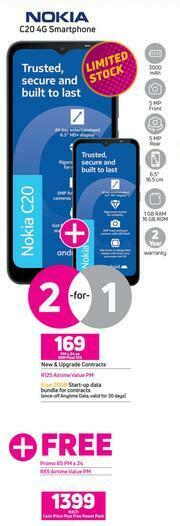 Game Nokia C20 4G Smartphone-Each offer
