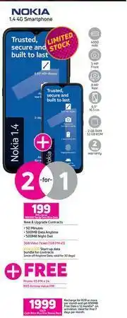 Game Nokia 1.4 4G Smartphone-Each offer