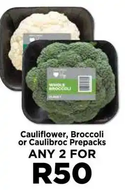 Food Lover's Market Cauliflower, Broccoli or Caulibroć Prepacks offer
