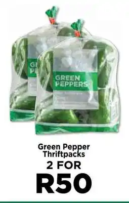 Food Lover's Market Green Pepper Thriftpacks offer