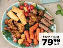 Food Lover's Market Snack Platter offer