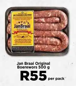 Food Lover's Market Jan Braai Original Boerewors offer
