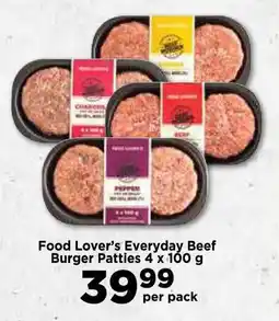 Food Lover's Market Food Lover's Everyday Beef Burger Patties offer