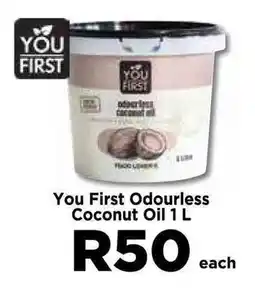 Food Lover's Market You First Odourless Coconut Oil offer