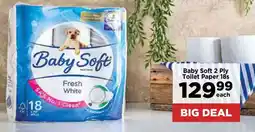 Food Lover's Market Baby Soft 2 Ply Toilet Paper offer