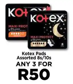Kotex Pads Assorted