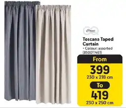 Toscana Taped Curtain
