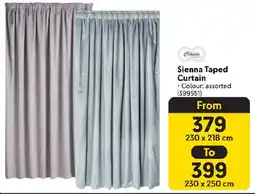 Sienna Taped Curtain