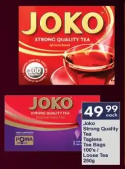 President Hyper Joko Strong Quality Tea Tagless Tea Bags/ Loose Tea offer